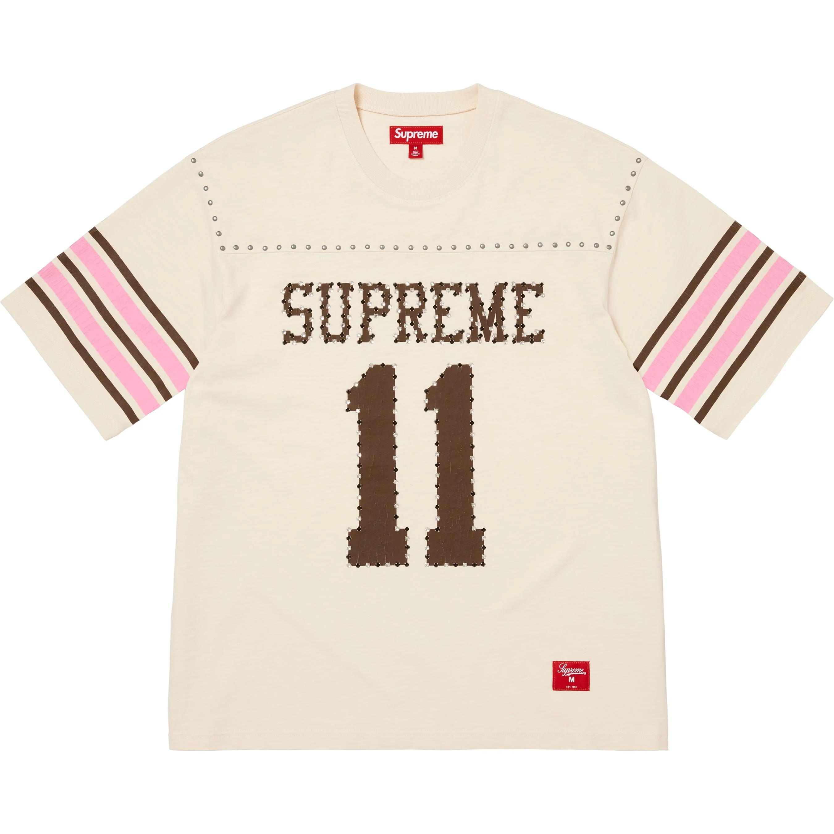 Studded S/S Football Top view 16